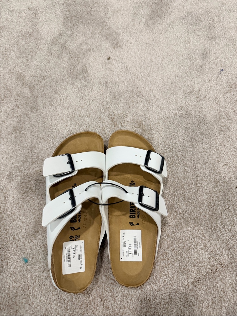 Birkenstock women White Two-Strap Sandal - Picture 3 of 3